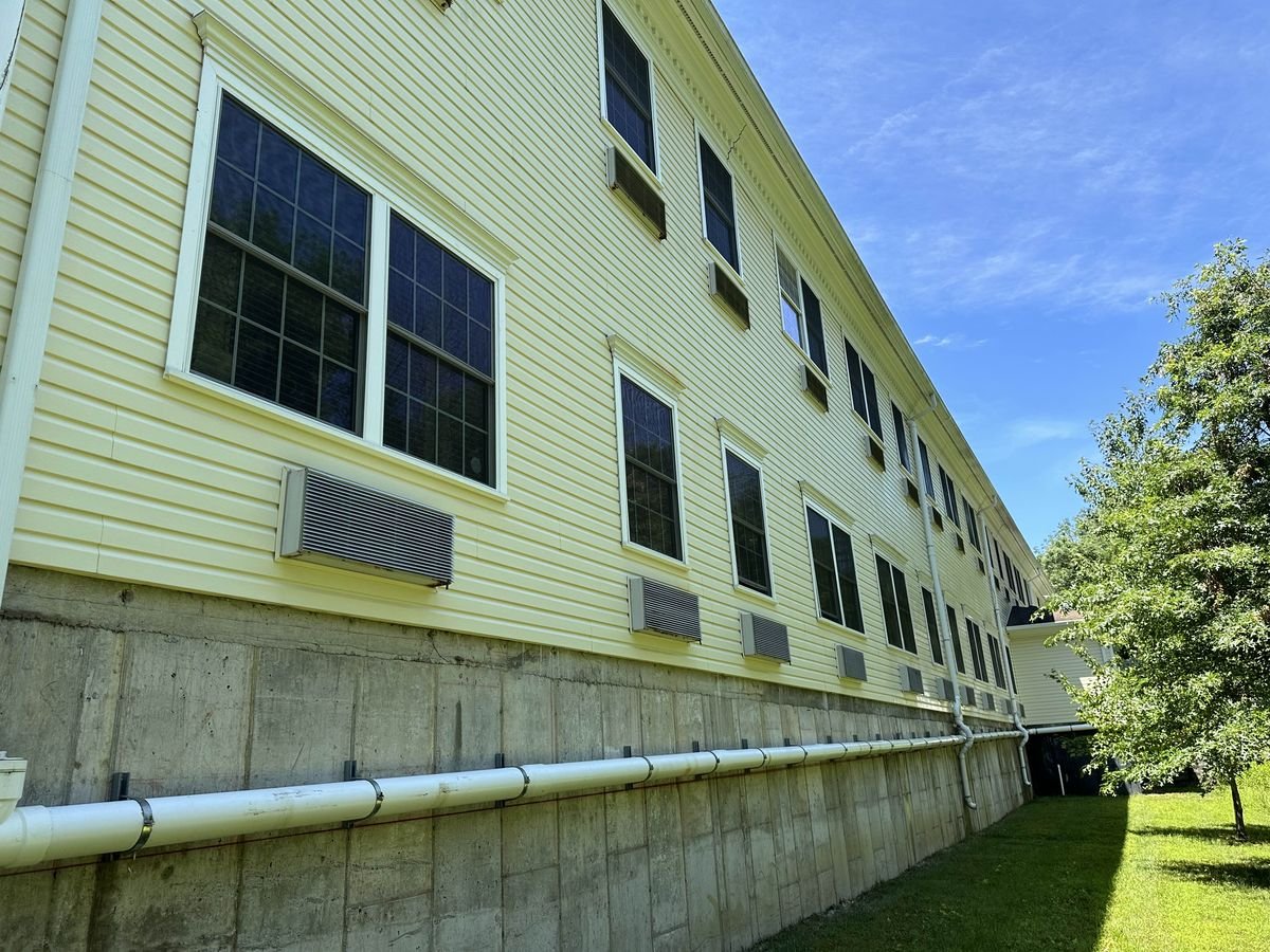 Commercial Building Wash — after Apex Exterior Services completed the work