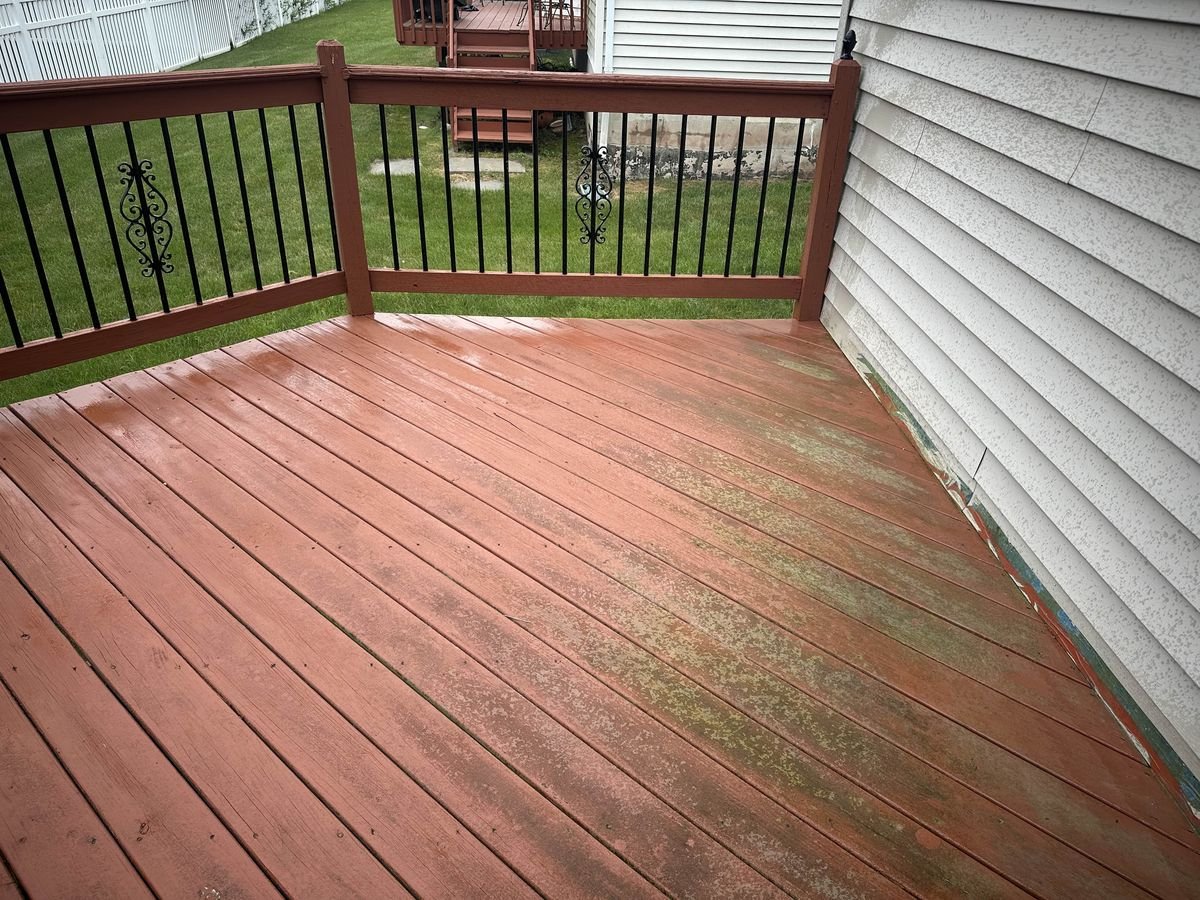 Deck Restoration — before Apex Exterior Services completed the work