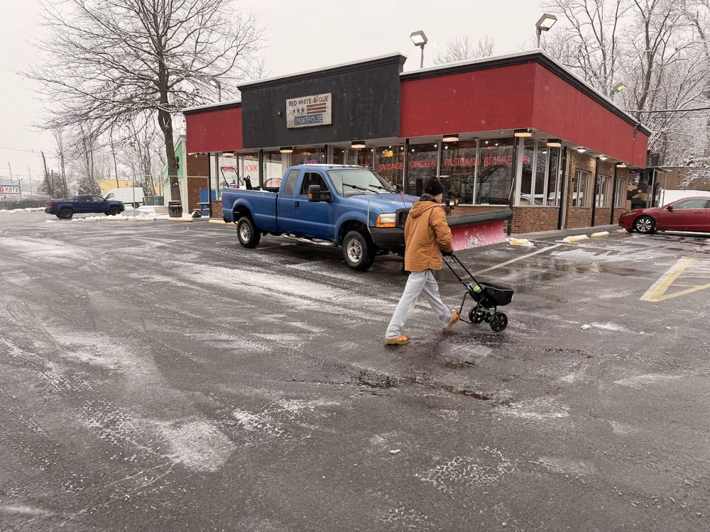 Commercial Snow & Ice Removal by Apex Exterior Services
