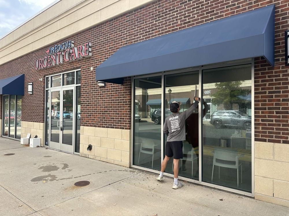 Commercial Window Cleaning by Apex Exterior Services